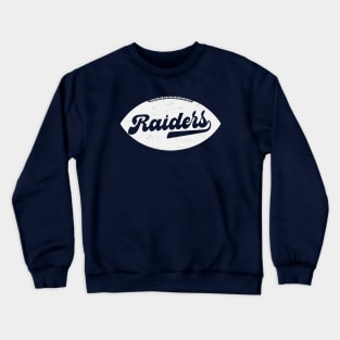 Retro Raiders Football Crewneck Sweatshirt